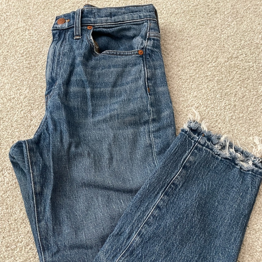 Madewell crop boyjean